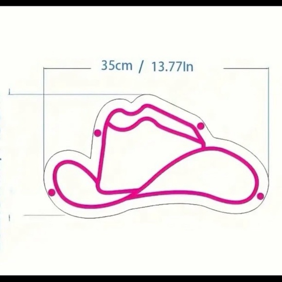 Super fun western neon pink light - Picture 2 of 2